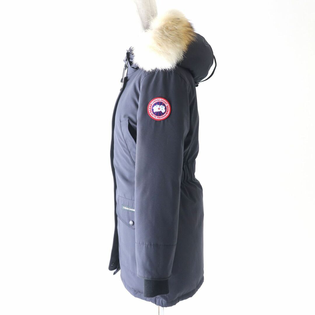 極美品★国内正規品 定価168300円 CANADA GOOSE カナダグース 6660LA TRILLIUM PARKA ファー・フード付き  ダウンコート ネイビー S/P