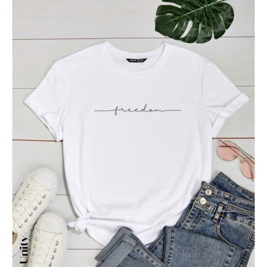 H&M(エイチアンドエム)のSHEIN Tシャツ　新品未使用　H&M レディースのトップス(Tシャツ(半袖/袖なし))の商品写真