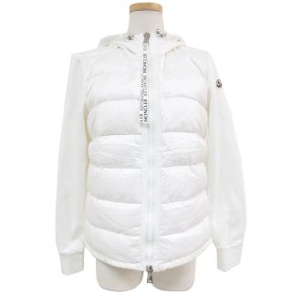 MONCLER 薄ニット パーカー 白 美品 シャツ 80