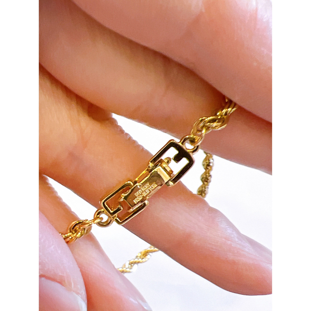 超美品 GIVENCHY ジバンシー スクリューチェーン ブレスレットゴールド
