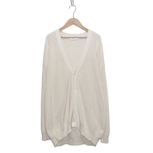 GRAPHPAPER 22ss Suvin Loose Rib Cardigan 【オンラインショップ