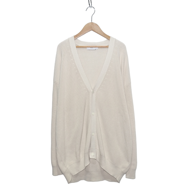 GRAPHPAPER 22ss Suvin Loose Rib Cardigan