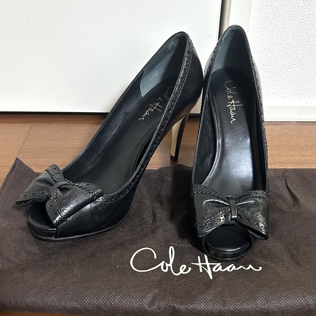 Cole Haan - 【最終価格】コールハーン オープントゥ ハイヒール