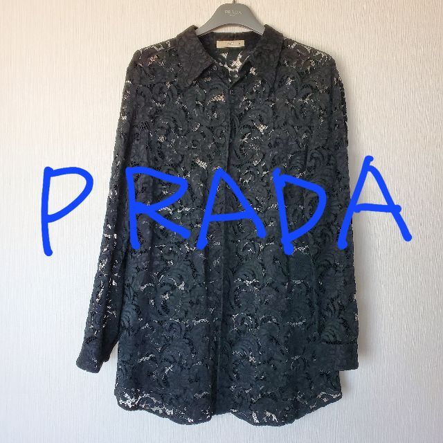 PRADA　シャツ　網目　46