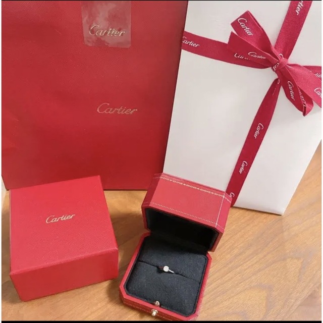 Cartier - カルティエ　ソリテール1895 5号　0.38ct