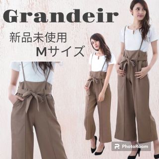 グランディール(Grandeir)の【本日限定価格】新品未使用Grandeir ハイウエストワイドサロペット(サロペット/オーバーオール)