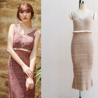 週末限定値下げ　herlipto Angel Sleeve Knit Dress