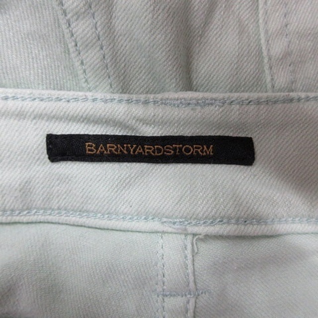 BARNYARDSTORM(バンヤードストーム)のバンヤードストーム パンツ カラーデニム スリム ロング ミントグリーン 1 レディースのパンツ(デニム/ジーンズ)の商品写真