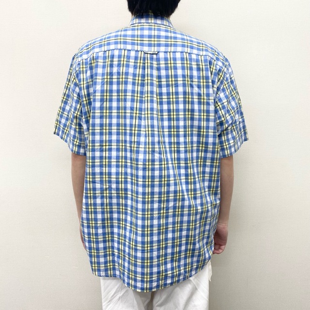 チャップス　3XL 半袖チェックシャツ