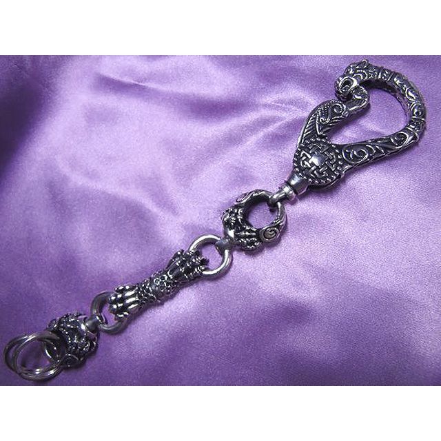 L&T Large Celtic Clasp Key Chain 218g 生前