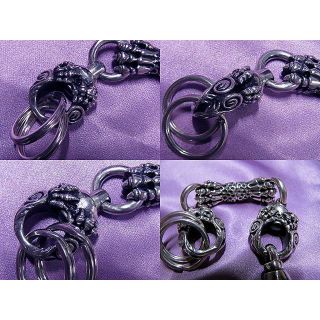 L&T Large Celtic Clasp Key Chain 218g 生前