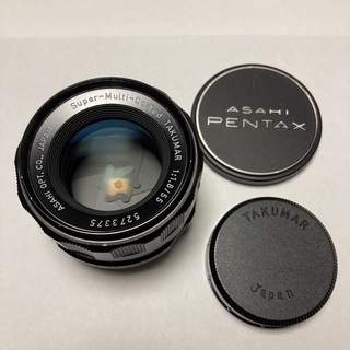 美品 M42 PENTAX TAKUMAR 55mm F1.8 純正CAP(レンズ(単焦点))