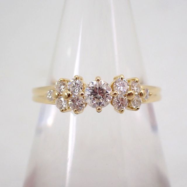 K18 ダイヤモンド/0.50ct リング 8.5号[g13-78］ レディースのアクセサリー(リング(指輪))の商品写真