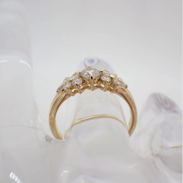 K18 ダイヤモンド/0.50ct リング 8.5号[g13-78］ レディースのアクセサリー(リング(指輪))の商品写真