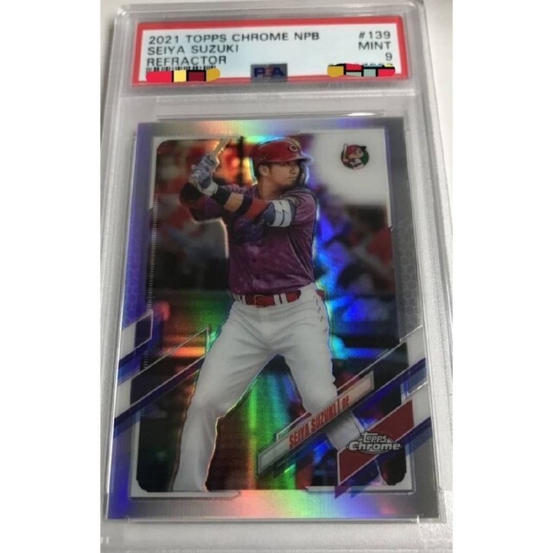 PSA9 21 topps chromeリフレクター＆その他3枚セット!!!