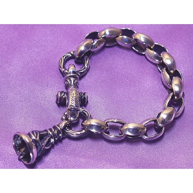 Leonard Kamhout Silk Link Bracelet +Bell