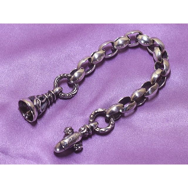 LONE ONES(ロンワンズ)のLeonard Kamhout Silk Link Bracelet +Bell レディースのアクセサリー(ブレスレット/バングル)の商品写真