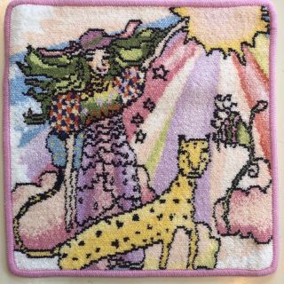 ツモリチサト(TSUMORI CHISATO)のツモリチサト　タオルハンカチ　シェニール織　新品　未使用(ハンカチ)