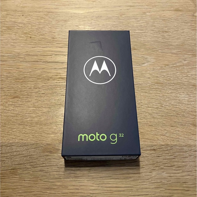 未開封新品 国内版MOTOROLA moto g32 SIMフリーサテンシルバー