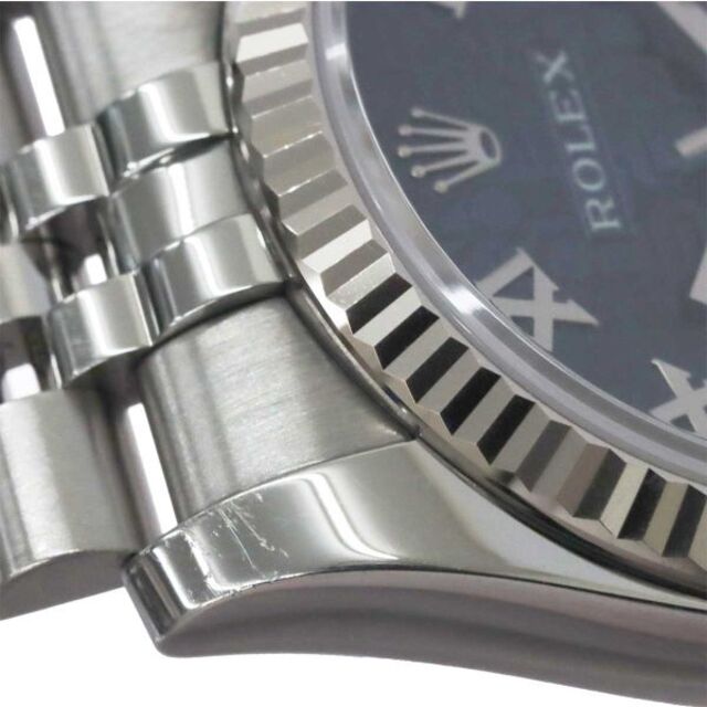 ロレックス ROLEX デイトジャスト 116234 G番 ルーレット メンズ 腕時計 ブルーコンピューター 文字盤 K18WG 自動巻き Datejust VLP 90187975