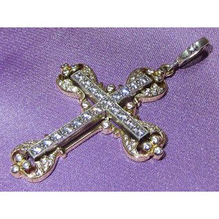 ローリーロドキン(Loree Rodkin)の+LR Mini Vatican Cross Pendant SV925 18K(ネックレス)