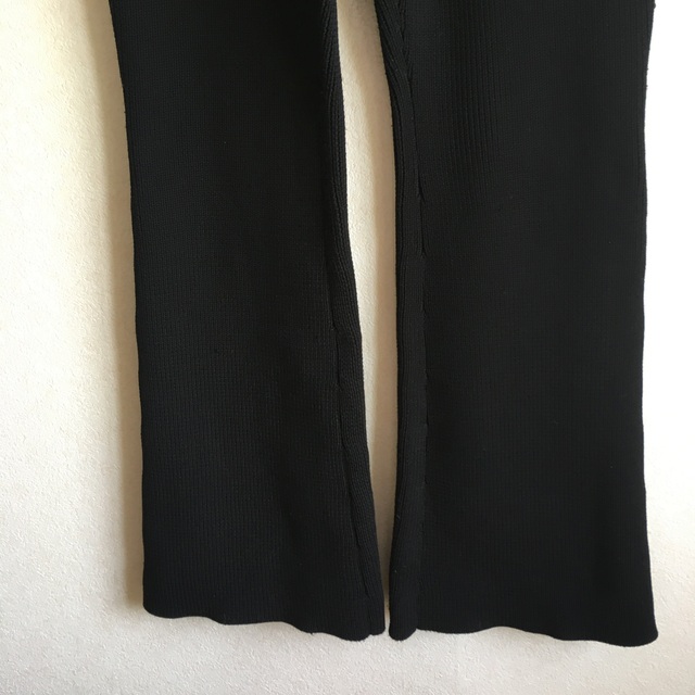 irojikake Knit Overalls（BLACK）サロペット