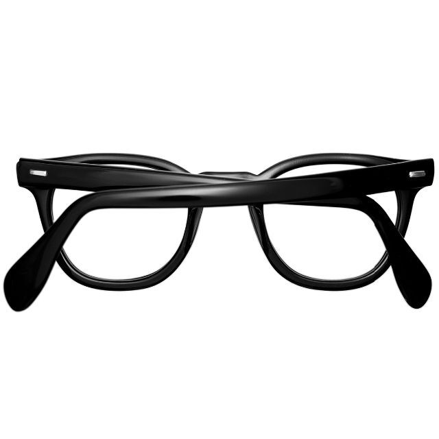 美品50s USA ヴィンテージ アーネル系 ウェリントン ボストン 黒ぶち
