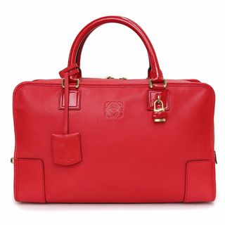 【LOEWE】ラムスキン✖️エナメルフスタハンドバッグ✨お買い得品✨