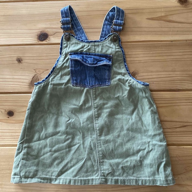 ZARA(ザラ)のZARA デニムワンピ キッズ/ベビー/マタニティのキッズ服女の子用(90cm~)(ワンピース)の商品写真