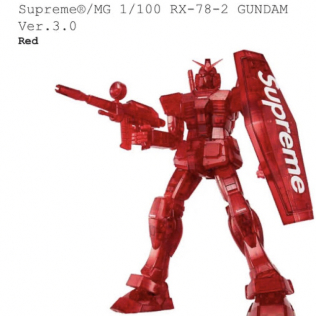 Supreme(シュプリーム)のSupreme®/MG 1/100 RX-78-2 GUNDAM  エンタメ/ホビーのおもちゃ/ぬいぐるみ(模型/プラモデル)の商品写真