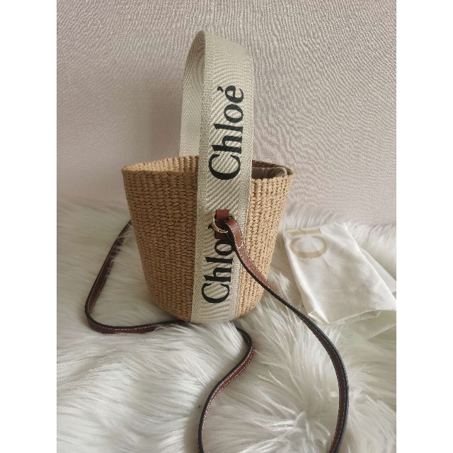 Chloe クロエ“woody”スモールバスケット 良質 20280円引き www