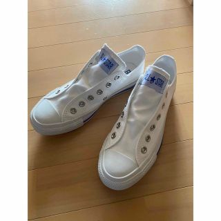 コンバース(CONVERSE)の未使用　コンバース スリッポン スリップ3 ローカット　ホワイト(スニーカー)