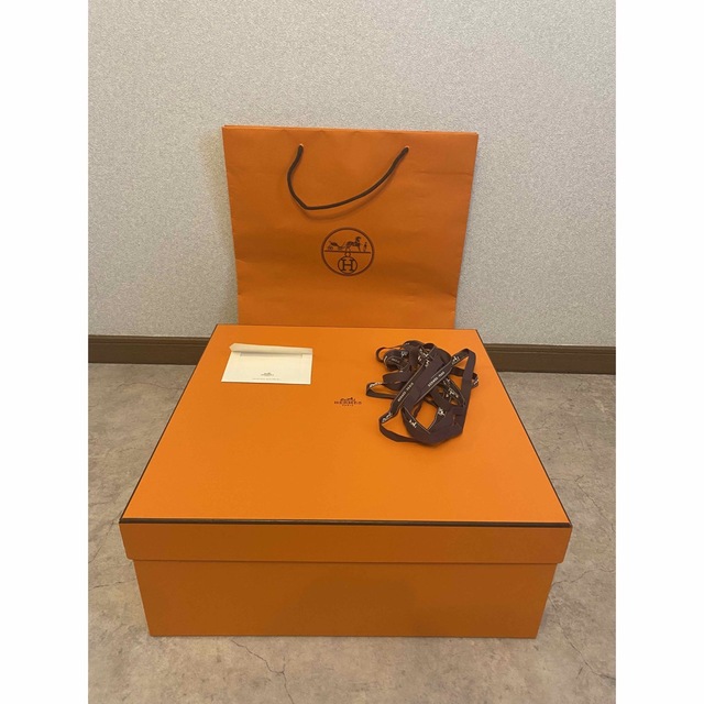 HERMES オレンジボックス 43cm正方形 【税込】 7040円 xn ...