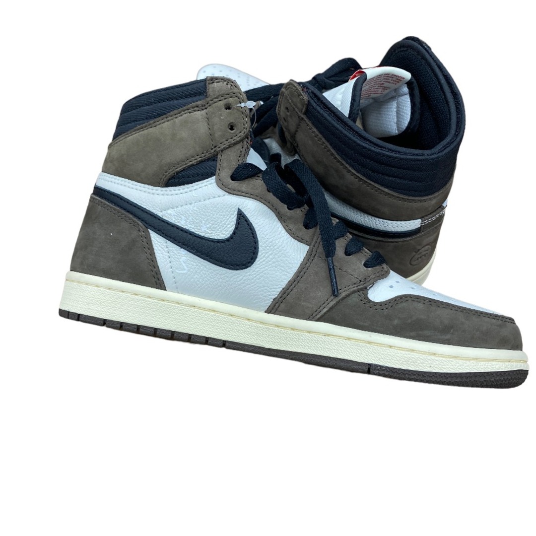 NIKE(ナイキ)の[USED/中古]NIKE ナイキ スニーカー 新品未使用品 NIKE TRAVIS SCOTT AIR JORDAN 1 HIGH OG TS SP ジョーダン×トラヴィススコット スニーカー エアジョーダン（25.5cm） ブラウン ホワイト ブラック 25.5 CD4487-100 中古 tdc-000164-4e レディースの靴/シューズ(スニーカー)の商品写真