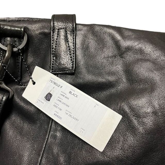新品】JULIUS 22AW SAMPLE品 2WAY ハラコ 羊革 バッグ | www.jarussi