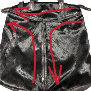 JULIUS - 【新品】JULIUS 22AW SAMPLE品 2WAY ハラコ 羊革 バッグの
