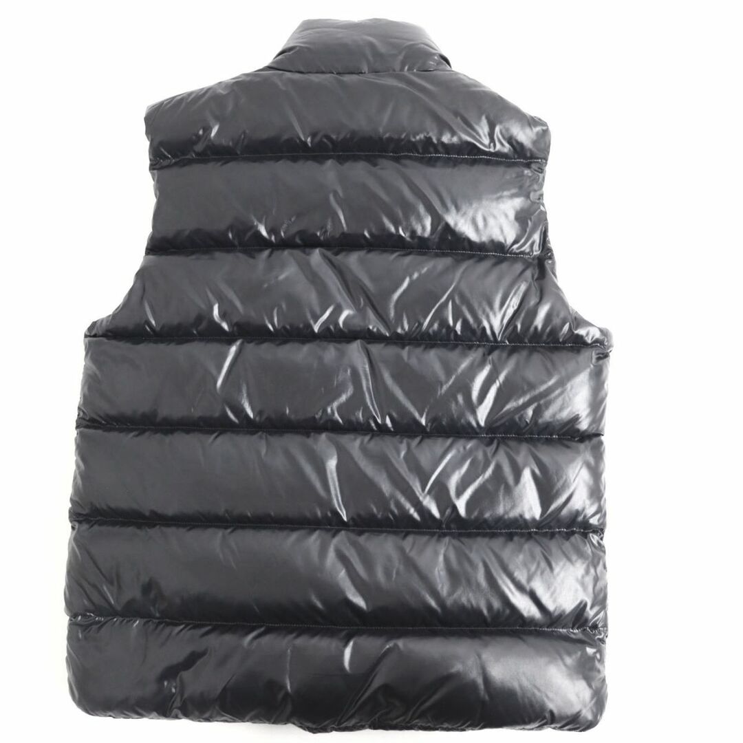 美品◆22年 MONCLER モンクレール TIBB/ティブ Wジップ フーデッド ダウンジャケット/ジレ 黒 1 正規品 メンズ ハンガー・ガーメント付き