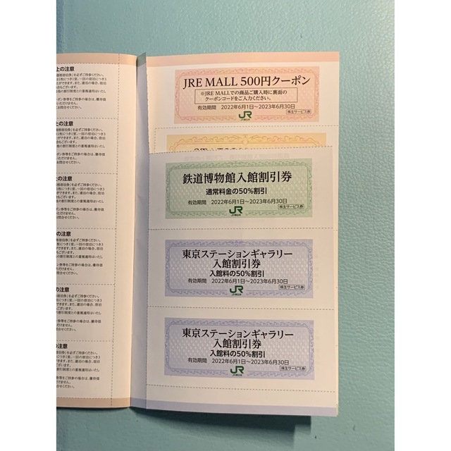 JR(ジェイアール)のJR東日本株主優待割引券、 チケットの優待券/割引券(その他)の商品写真