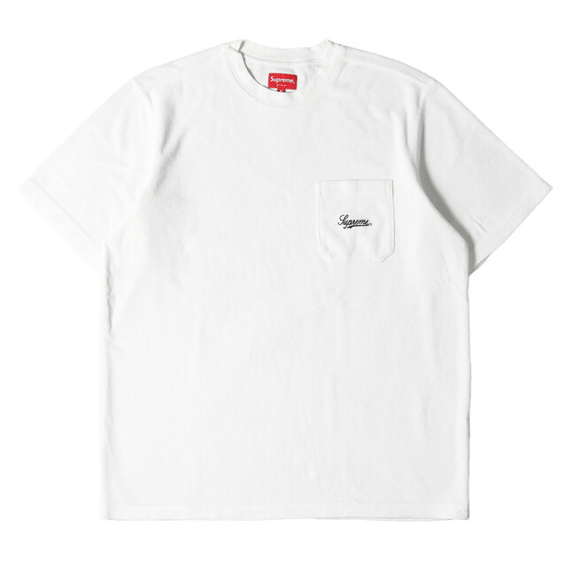 通販 バッグ Supreme シュプリーム Tシャツ スクリプトロゴ テリー