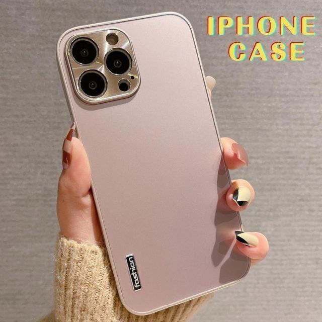 iPhoneケース 13ProMax シャンパンゴールド ハード【90−9】の iPhoneケース 13ProMax シャンパンゴールド ハード【90−9】の