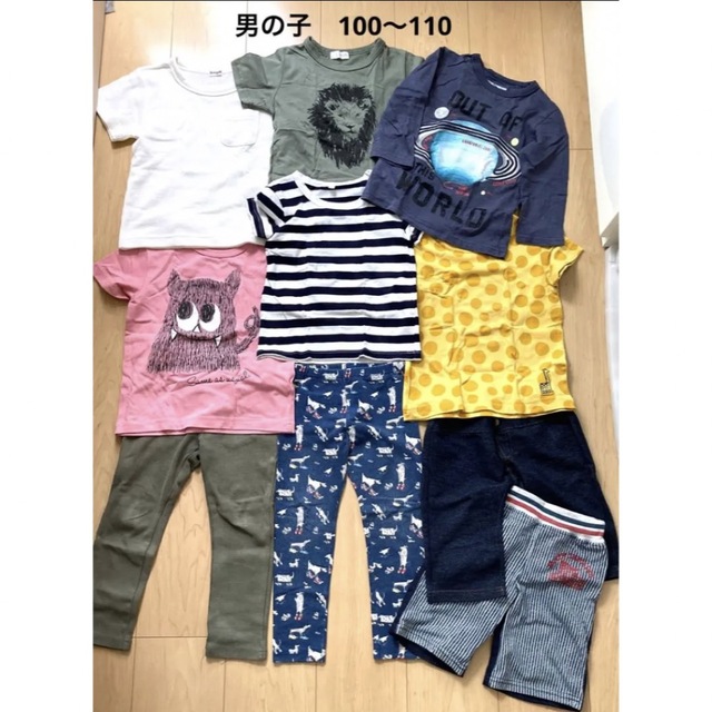 お値下げ❣️まとめ売り　10着　男の子　100〜110サイズ　春夏　半袖 キッズ/ベビー/マタニティのキッズ服男の子用(90cm~)(Tシャツ/カットソー)の商品写真