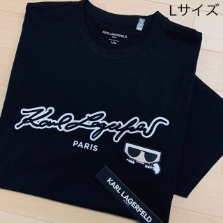 カールラガーフェルド(Karl Lagerfeld)の正規品！★KARL LAGERFELD USA限定発売メンズロゴ半袖Tシャツ(Tシャツ/カットソー(半袖/袖なし))