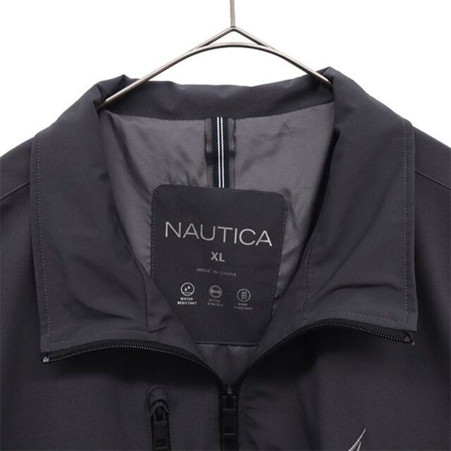 NAUTICA　ノーティカ　ナイロンジャケット　刺繍ロゴ　みどり XL