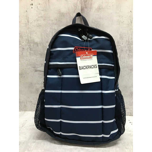 Coleman(コールマン)のColeman WALKER MINI NAVY BORDER コールマン ウォーカー ミニ ネイビーボーダー リュック バックパック【中古】【004】【岩】 メンズのバッグ(バッグパック/リュック)の商品写真