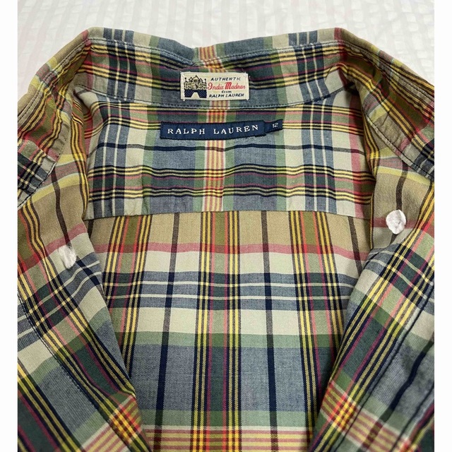 POLO RALPH LAUREN(ポロラルフローレン)のポロラルフローレン　チェックシャツ　M相当 レディースのトップス(シャツ/ブラウス(長袖/七分))の商品写真