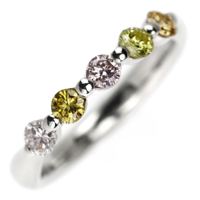 Pt900 ファンシーカラー ダイヤモンド リング 0.53ct 愛用 noxcapital.de