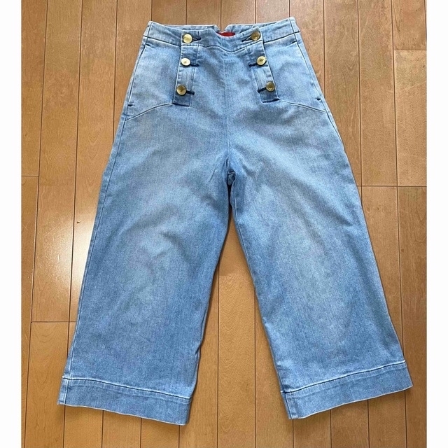 RED CARD RED CARD デニム ワイド クロップド パンツ 23inchの通販 by KKK_mint レッドカード セーラーデニムマリン