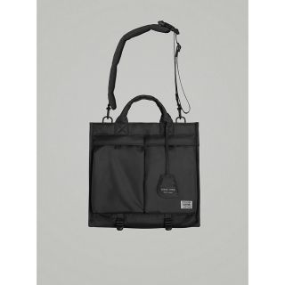 ハイク(HYKE)のHYKE✖️PORTER ２ＷＡＹ　ＴＯＴＥ　ＢＡＧ　ＢＬＡＣＫ　新品(ショルダーバッグ)