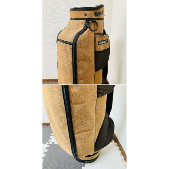 BELDING キャディバッグ カート式 ゴルフバック ベルディング ブラウン