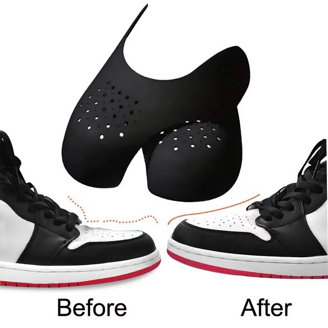 シューガード Lサイズ メンズ 黒 シワ防止 シューキーパー スニーカー メンズの靴/シューズ(スニーカー)の商品写真